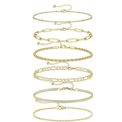 Gold Bracelet Set for Women