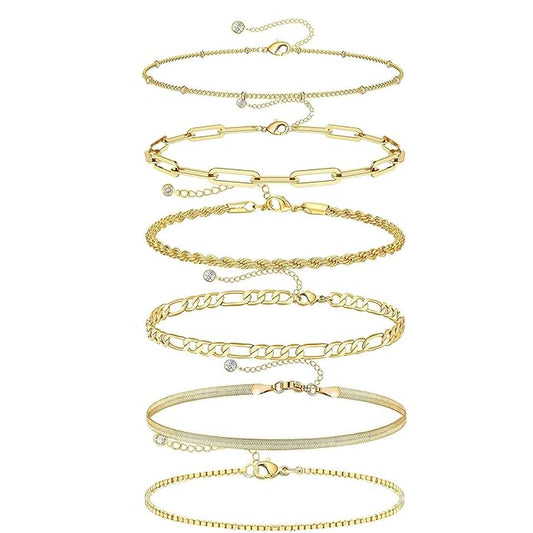 Gold Bracelet Set for Women